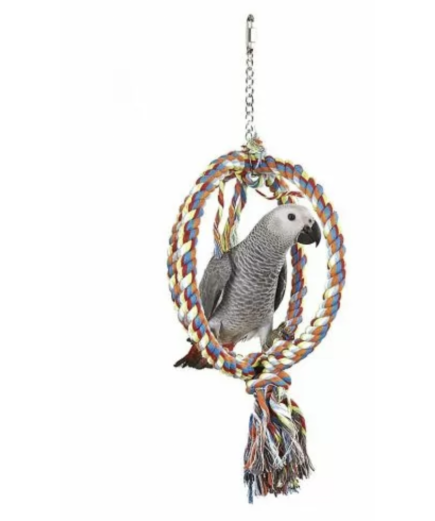 Parrot-Supplies Rope Sphere Swing Large Parrot Toy Parrot-Supplies Rope Sphere Swing Large Parrot Toy